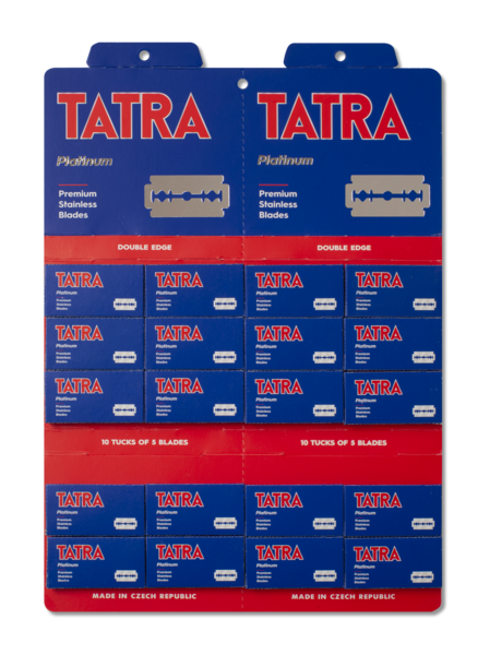 ​Лезвия для бритвы Tatra Platinum Razor Blades 100 лез