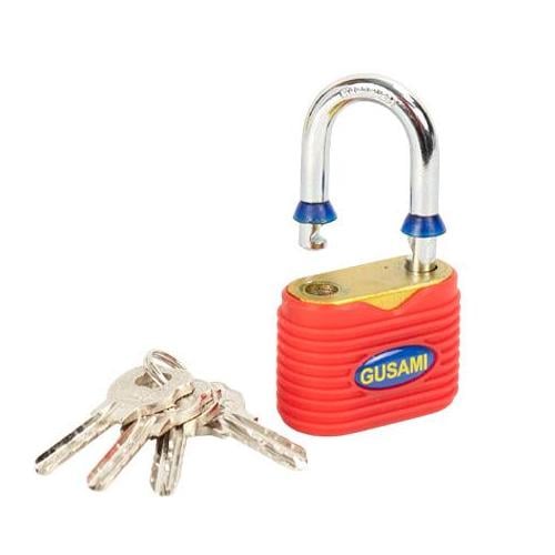 Замок навесной GUSAMI висячий стальная дужка 4 ключа 45 мм Red (960401) Замок навесной GUSAMI висячий стальная дужка 4 ключа 45 мм Red (960401)