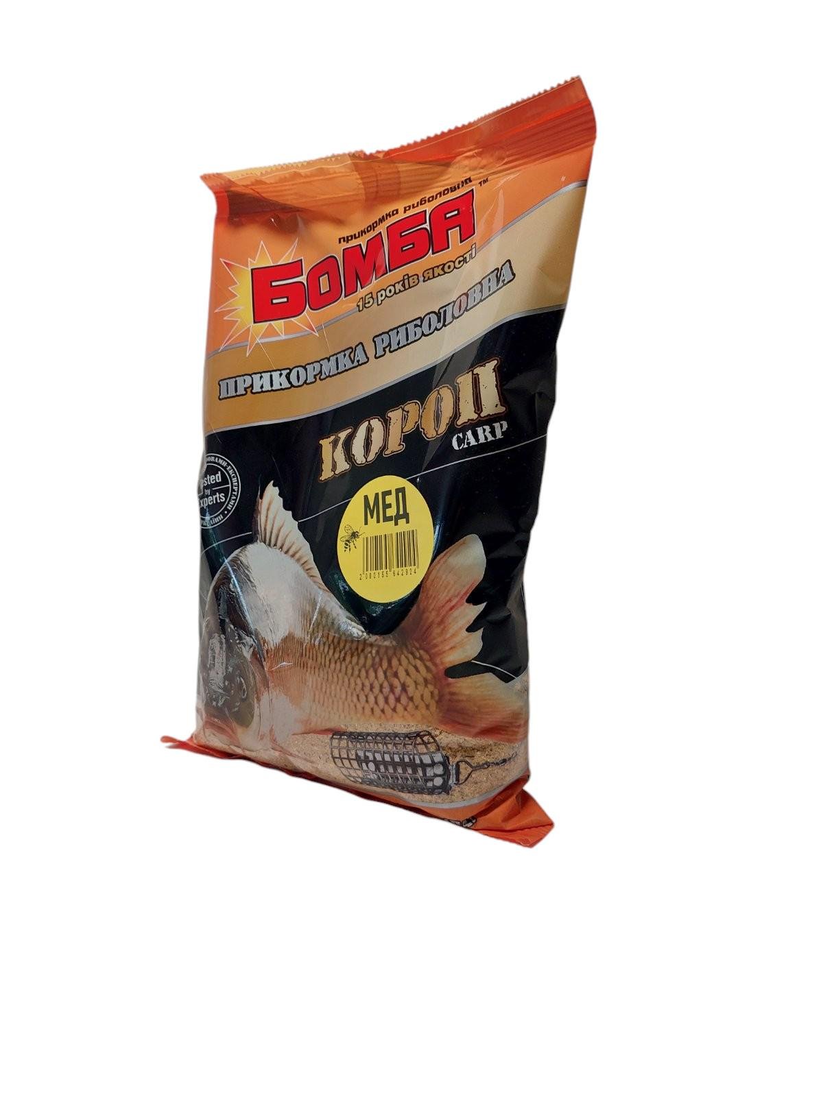 Прикормка для рыбалки Бомба Карп Мед 900 г (2000155642924) - фото 2 Прикормка для рыбалки Бомба Карп Мед 900 г (2000155642924) - фото 2