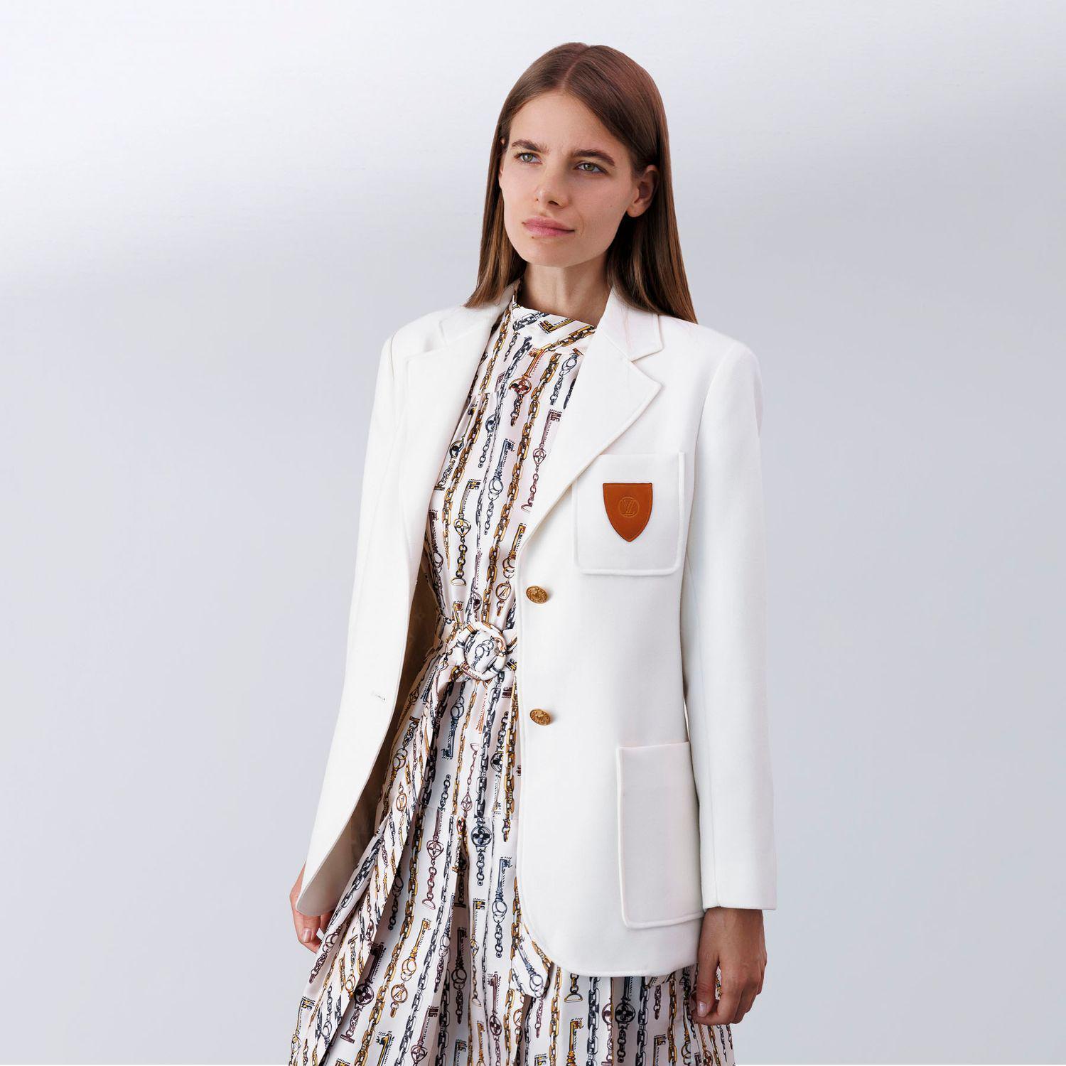 Жакет жіночий повсякденний Louis Vuitton М Білий (2797308150) - фото 2 Жакет жіночий повсякденний Louis Vuitton М Білий (2797308150) - фото 2