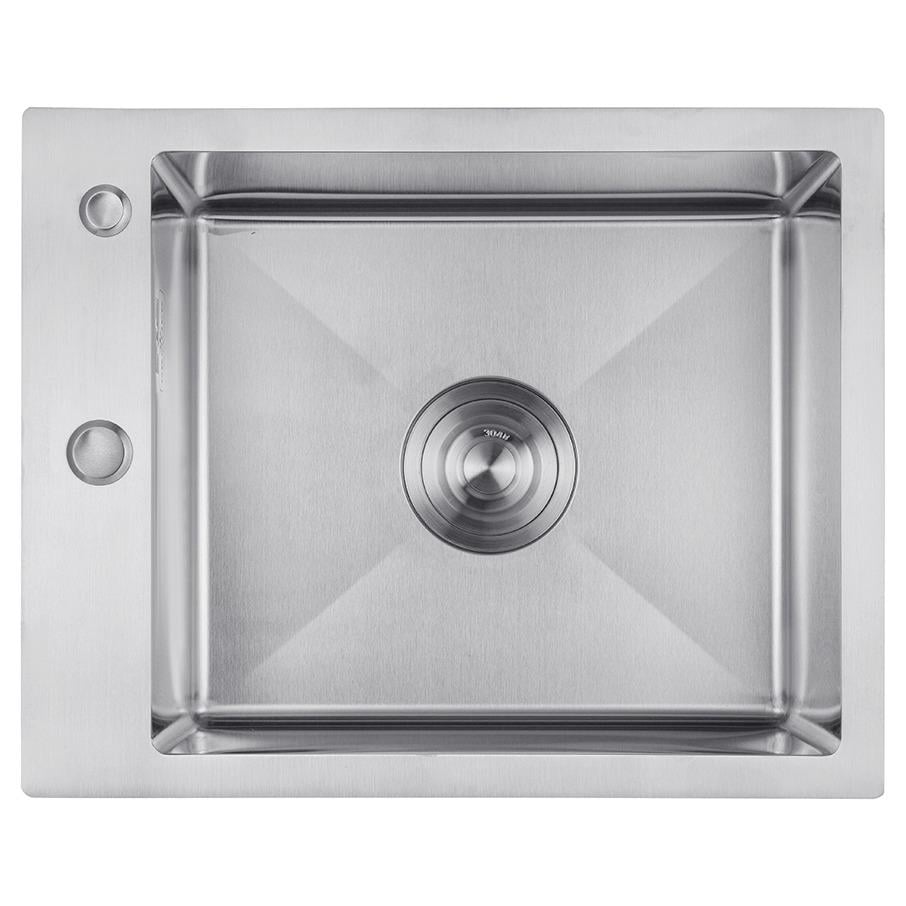 Мойка кухонная Kroner CV029164 из нержавеющей стали прямоугольная 500x400 мм 1 мм (25959745)