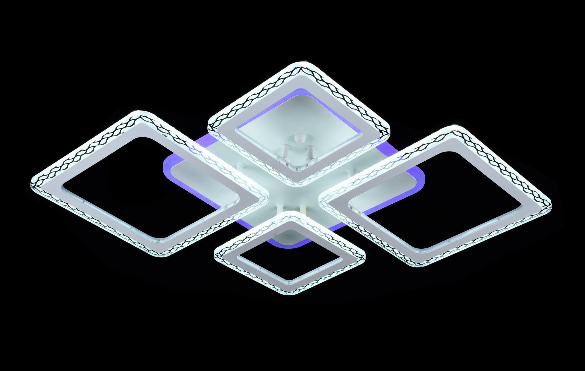 Люстра потолочная VALESO 55719/2+2 LED 92 W Белый