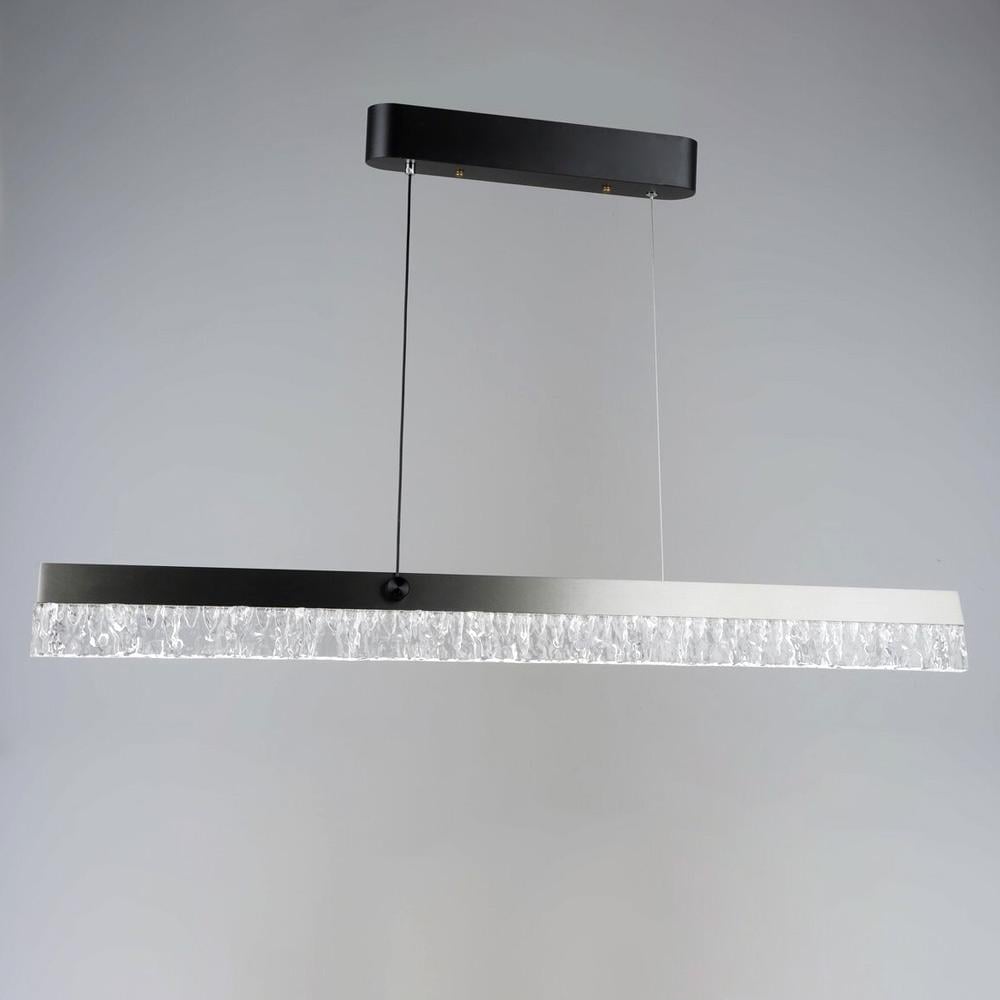 Люстра подвесная светодиодная Light House SRS-20022/80W BK/GRAY Черный/Серый