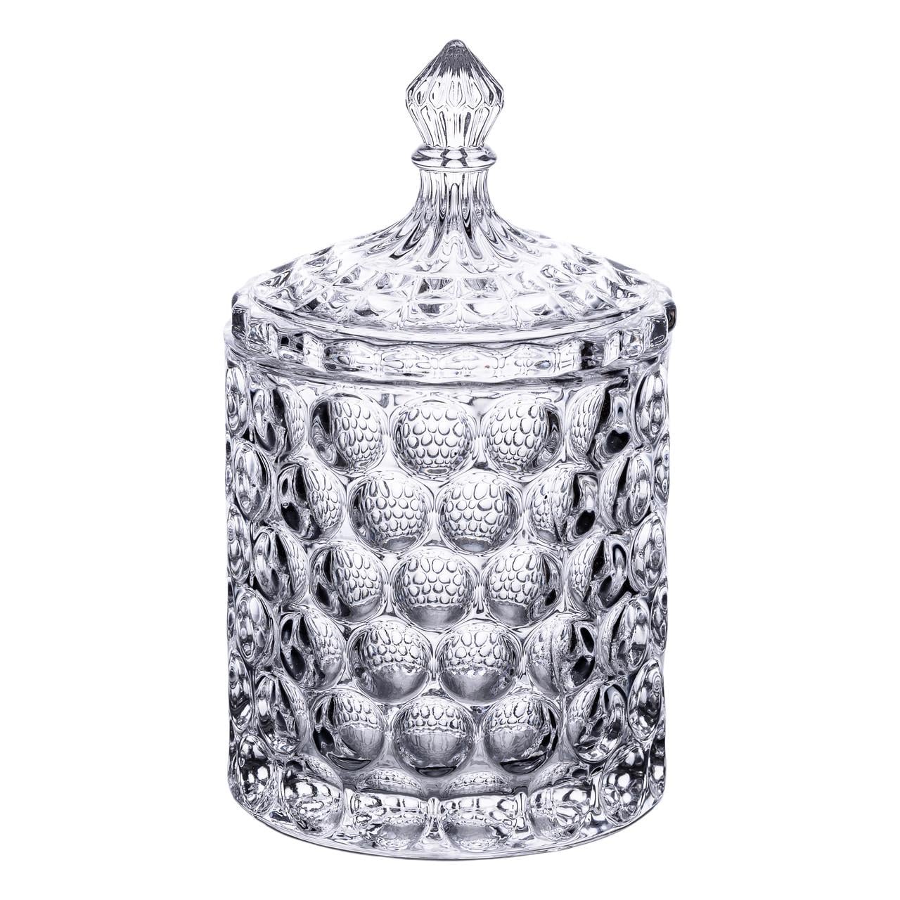 Емкость для хранения стеклянная с крышкой d 75 см (HP-4-103)