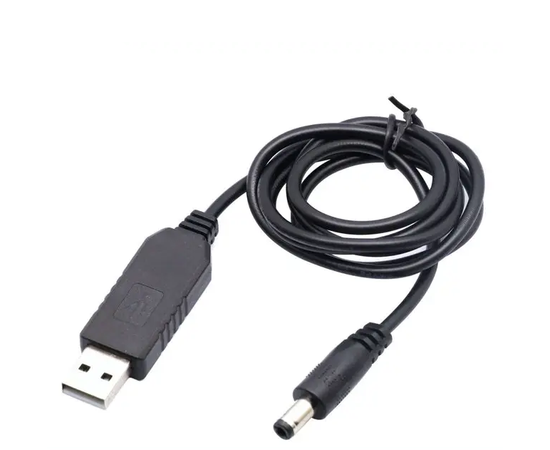 Шнур живлення для роутера USB DC 2,1/5,5 5 V-12 V