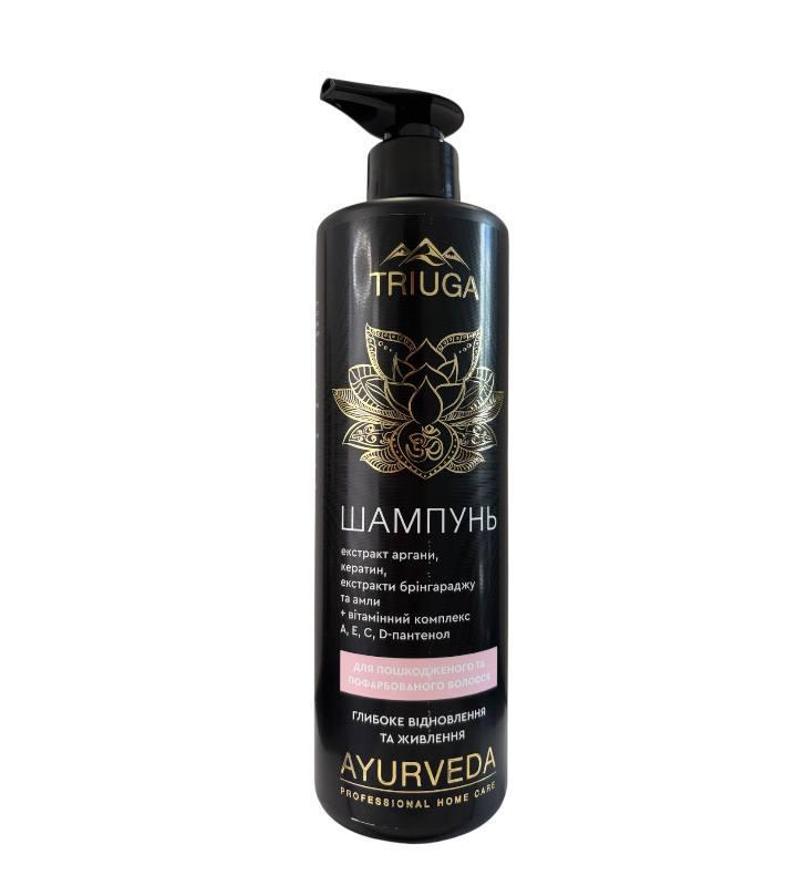 Шампунь Triuga AYURVEDA Глубокое восстановление и питание для поврежденных и окрашенных волос 500 мл (11773)