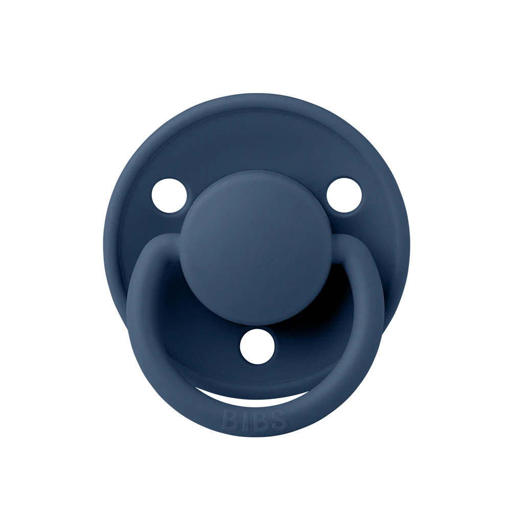 Пустышка Bibs DE LUX 6/18 мес. Steel Blue