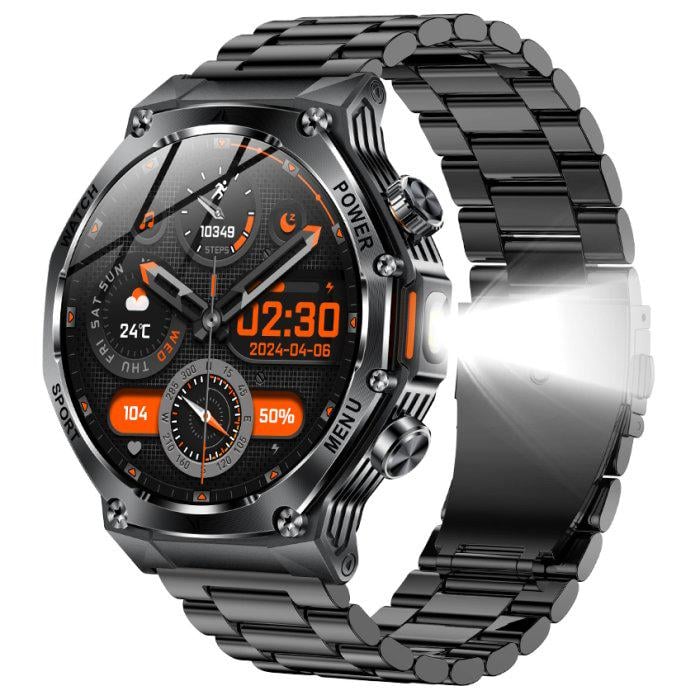 Смарт-часы UWatch Smart Surf X Pro Steel Black с ремешками 2 шт. (2024)