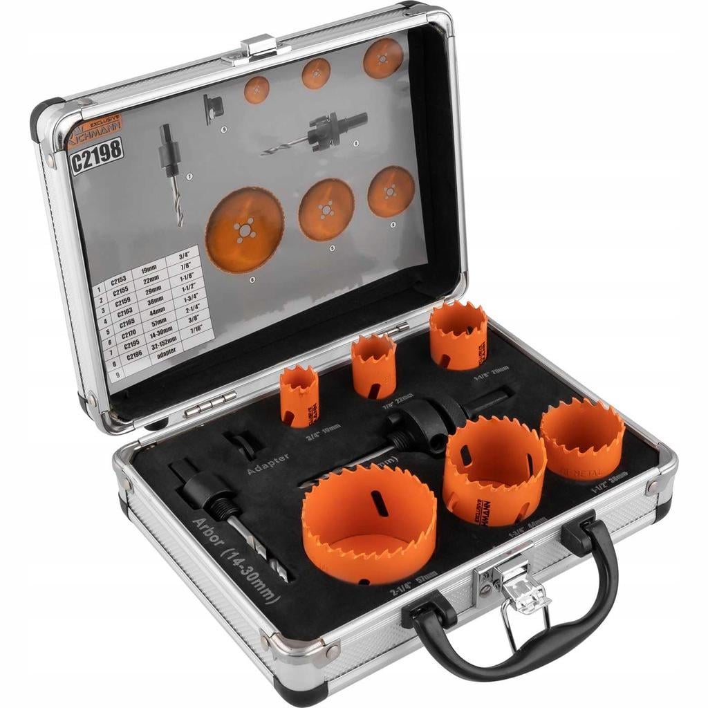 Набор коронок Richmann биметаллических 19-57 мм 9 шт. (C2198)