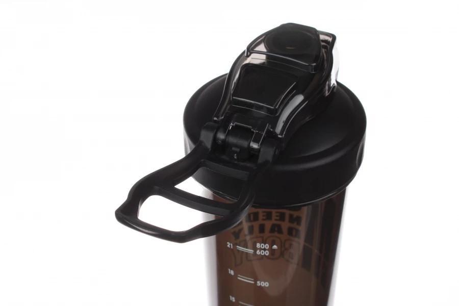 Бутылка-шейкер LaPrida из пищевого пластика 800 мл Коричневый (67-3851) - фото 3 Бутылка-шейкер LaPrida из пищевого пластика 800 мл Коричневый (67-3851) - фото 3