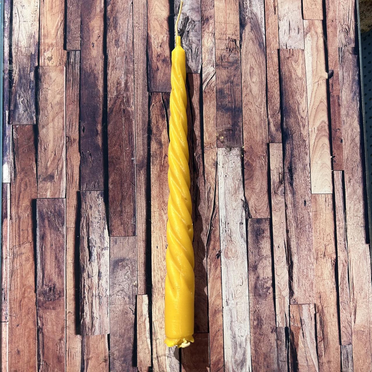 Свічка воскова вита 18 см (1550825950)