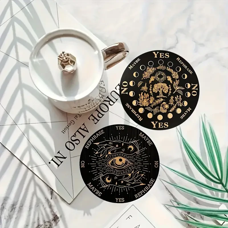 Набор деревянных подставок под чашки Эзотерика 8 шт - фото 3 Набор деревянных подставок под чашки Эзотерика 8 шт - фото 3