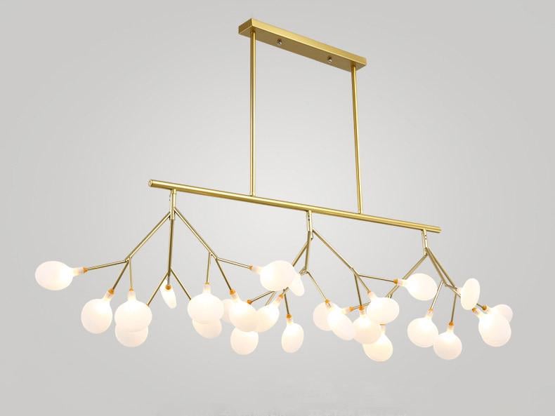 Люстра Svlight лофт ветка с матовыми плафонами на 27 лампочек 66009-27 (1576957013)