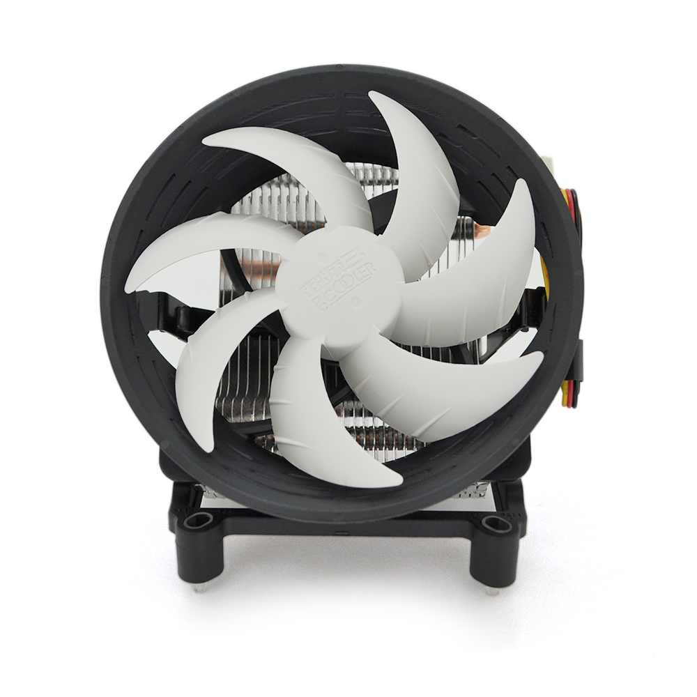 Кулер процесорний PcCooler V3 3-pin для AMD AM2/3/4 FM1/2 Intel 775/1151 2000 RPM (26256512)