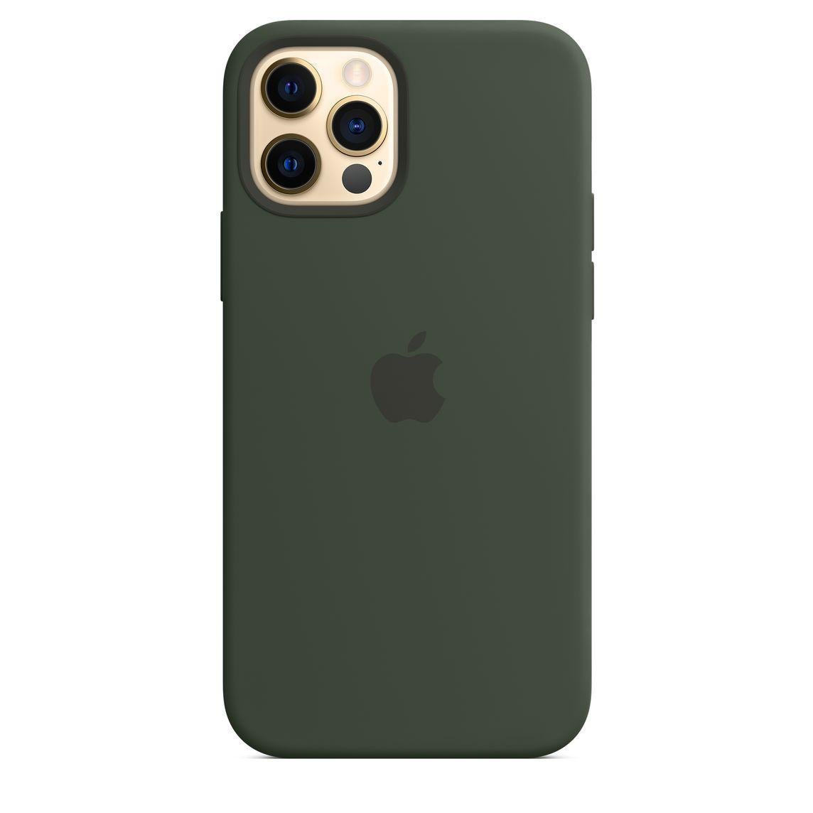 Силіконовий чохол-накладка Apple Silicone Case for iPhone 12 Pro Max, Cyprus Green (HC)(A) - фото 3