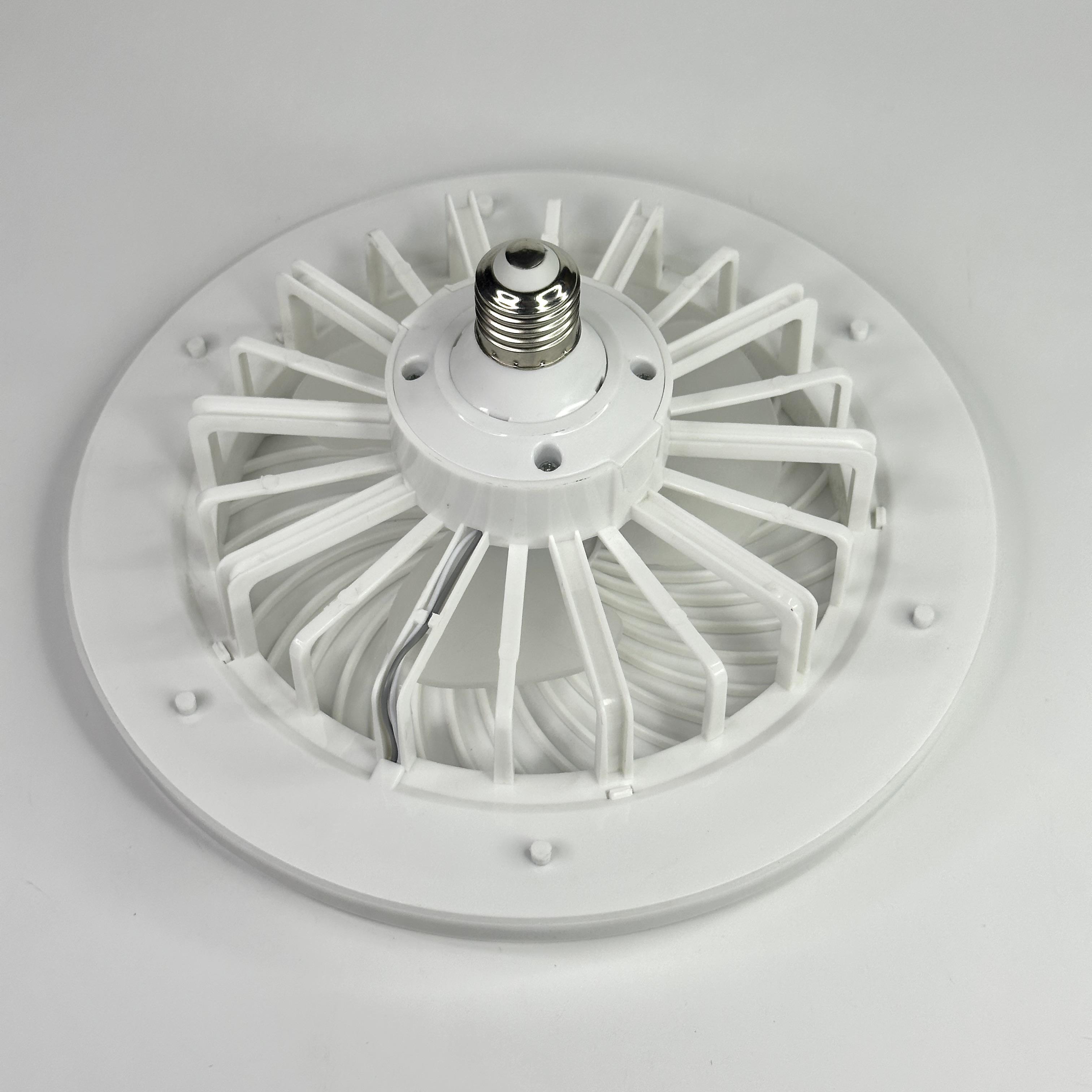 Люстра-вентилятор в патрон E27 Multi-Function Fan Light универсальный потолочный без пульта (LK-22D1) - фото 8