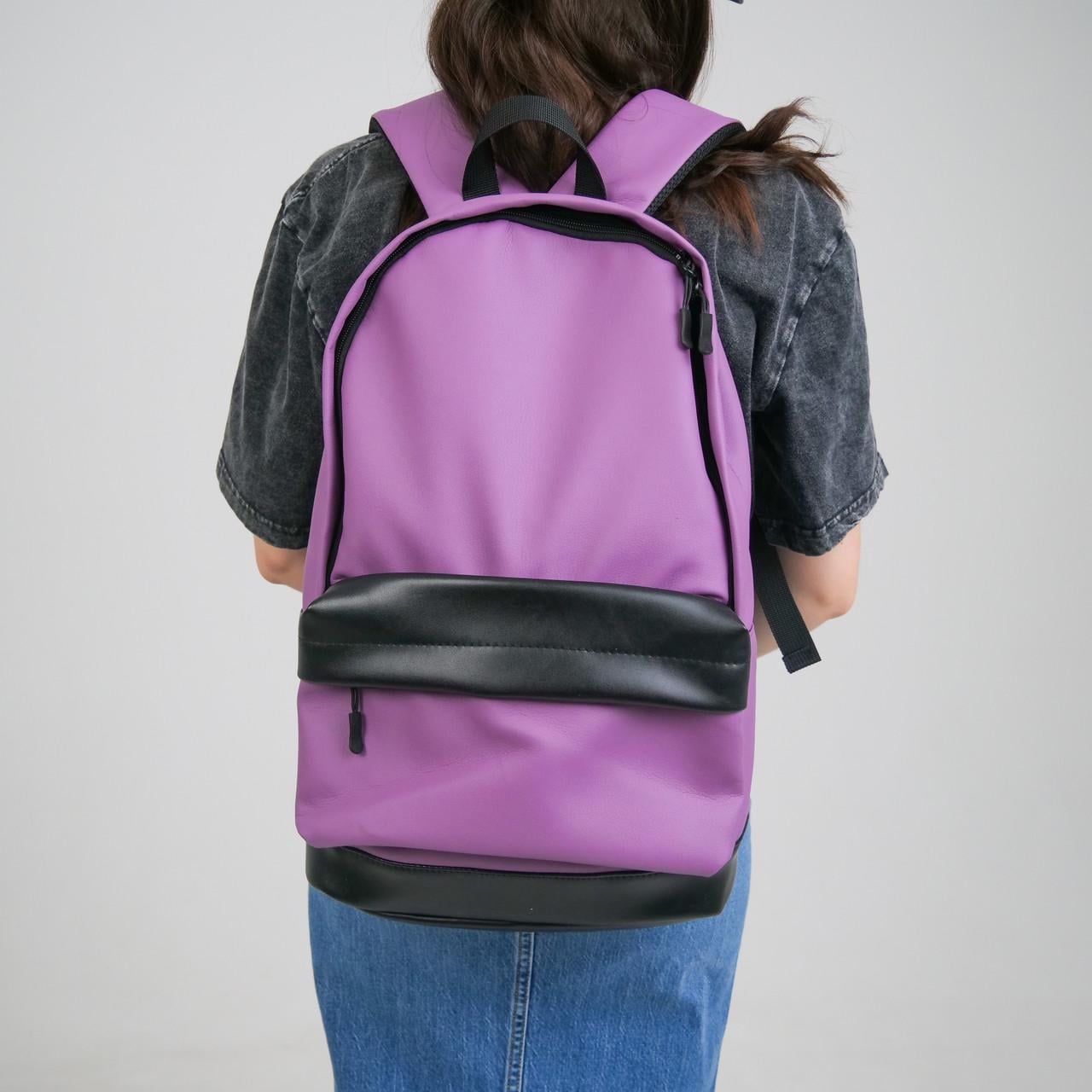 Рюкзак City в экокожи Фиолетовый (2193475532)