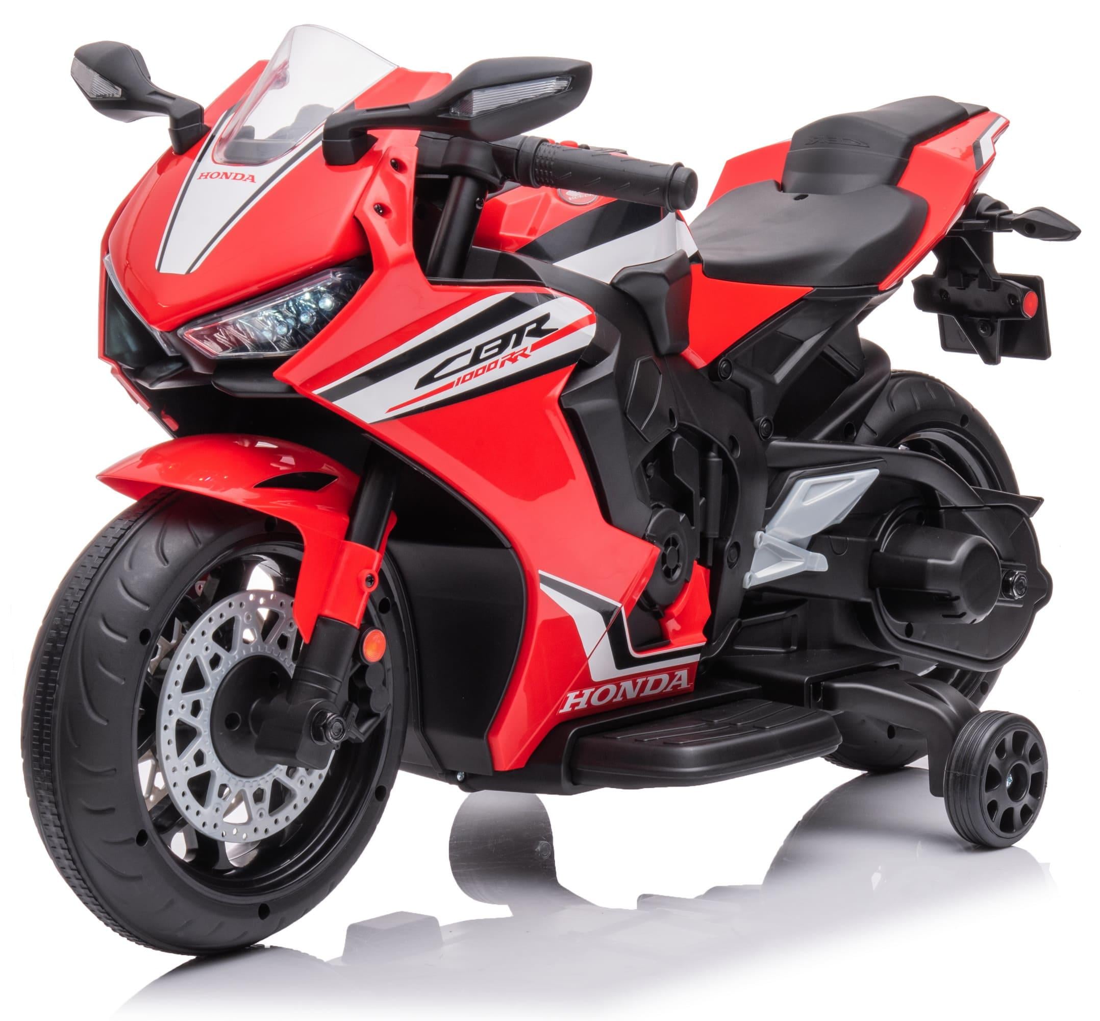 Детский электромотоцикл Honda CBR1000RR лицензионный Красный (10030)