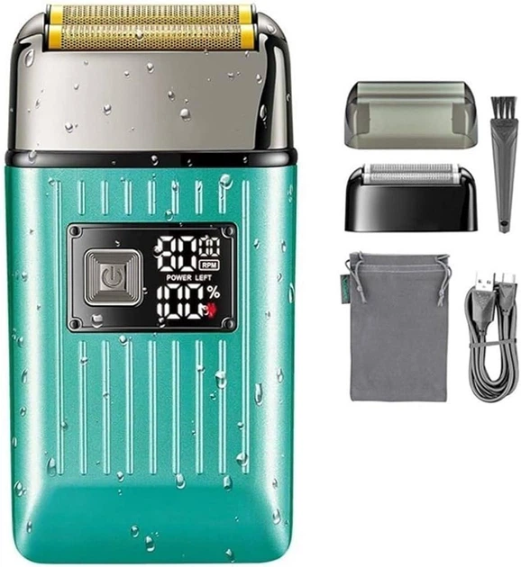 Шейвер чоловічий VGR V-357 для сухого гоління електричний Блакитний (GR-05496)