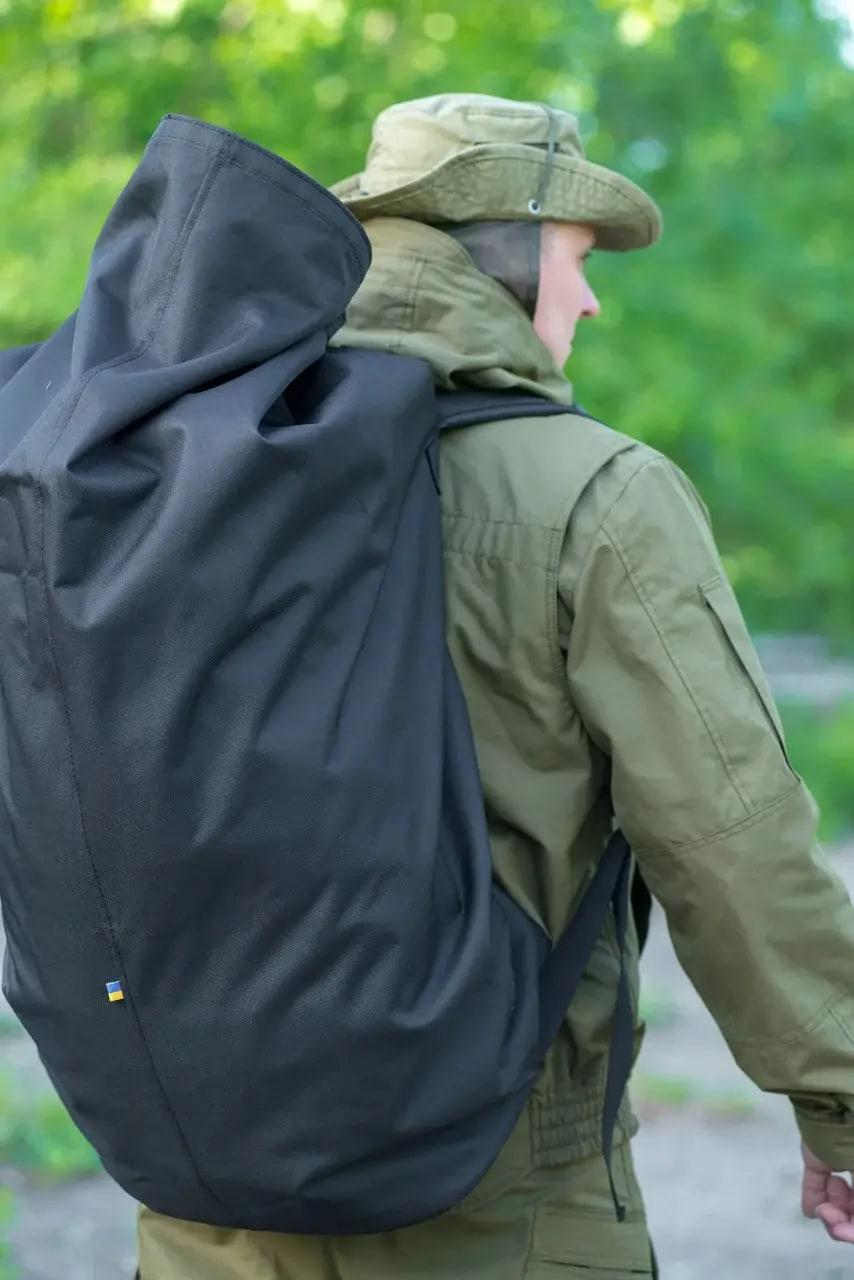 Сумка-баул TREND Oxford 600 Flat 100 л Чорний (0055B) - фото 2 Сумка-баул TREND Oxford 600 Flat 100 л Чорний (0055B) - фото 2