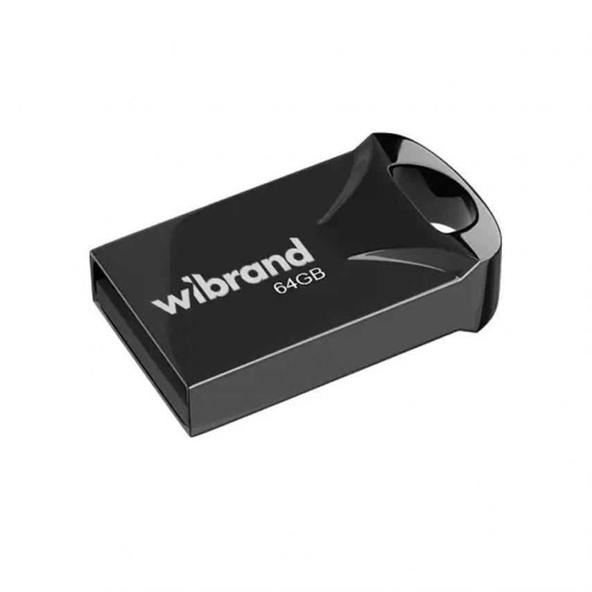 Флеш-пам'ять USB Wibrand Hawk 64GB USB 2.0 Black