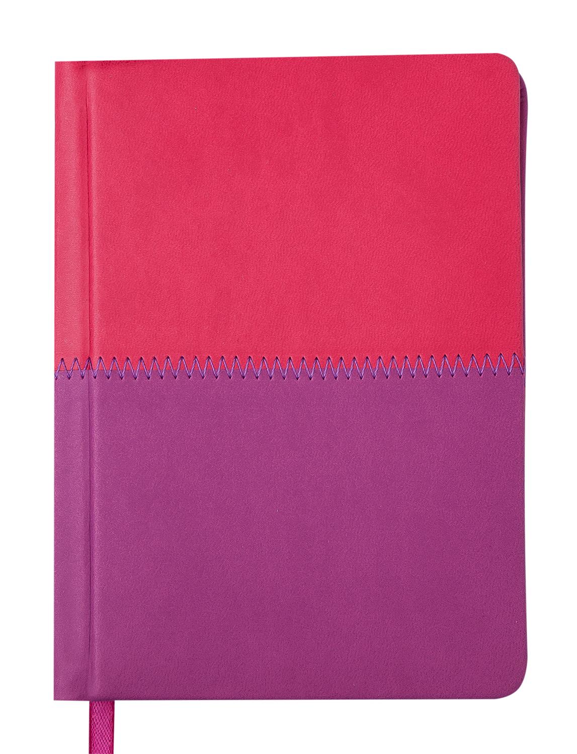 Ежедневник недатированный Buromax QUATTRO A5 288 страниц Розово-сиреневый (BM.2024-91)