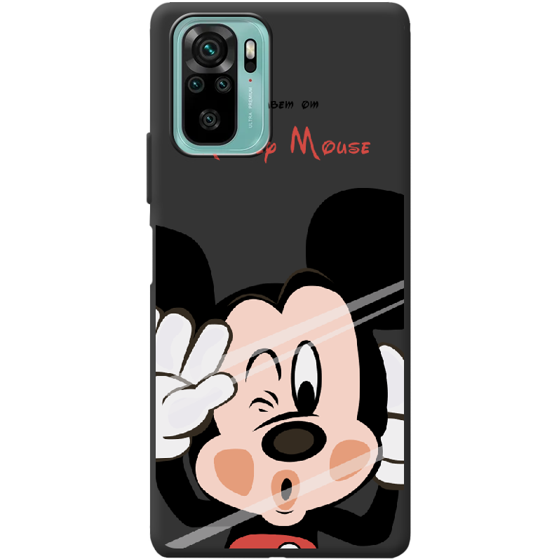 Чехол BoxFace Xiaomi Redmi Note 10 Mister M Черный силикон (42029-cc58-42362)