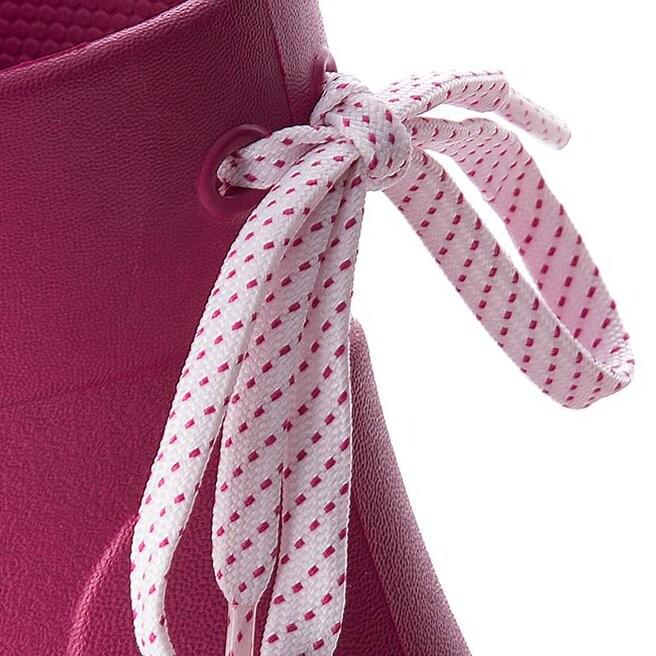 Чоботи жіночі гумові Crocs Freesail Shorty Rain Boot Berry р. 35 Яскраво-рожевий (10404) - фото 8