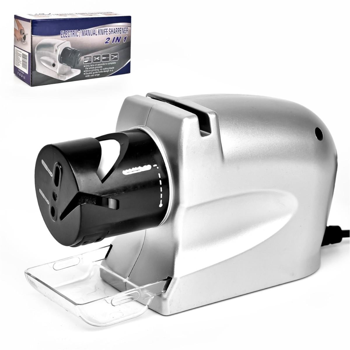 Точилка для ножей ножниц отверток Electric Knife Sharpener электрическая с контейнером для стружки