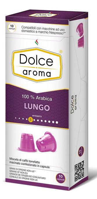 Кава у капсулах Dolce Aroma Lungo для систем Nespresso 10 шт. (4820093484756)