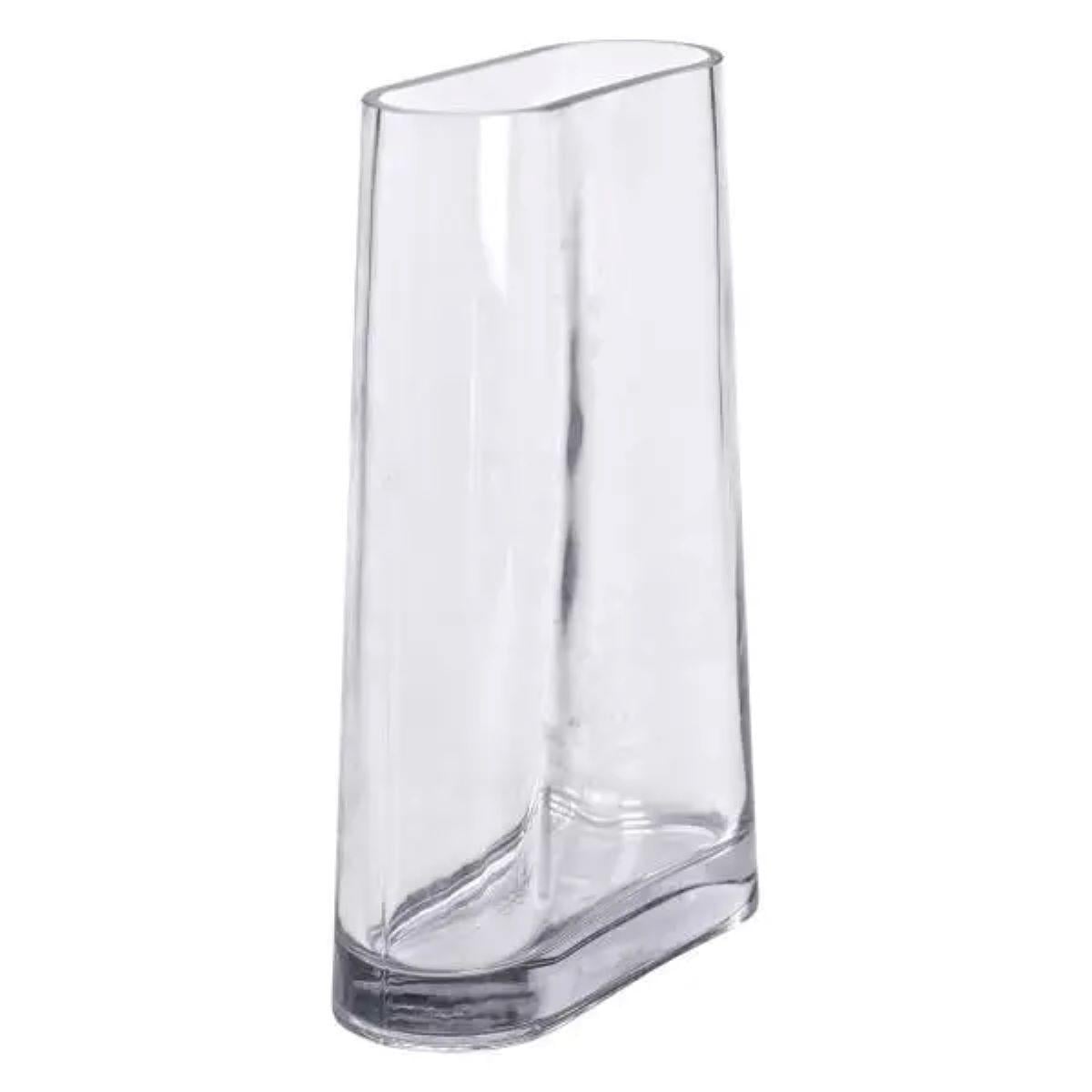 Ваза для цветов HP-1731 из стекла декоративная круглая 30 см Серый (6624)