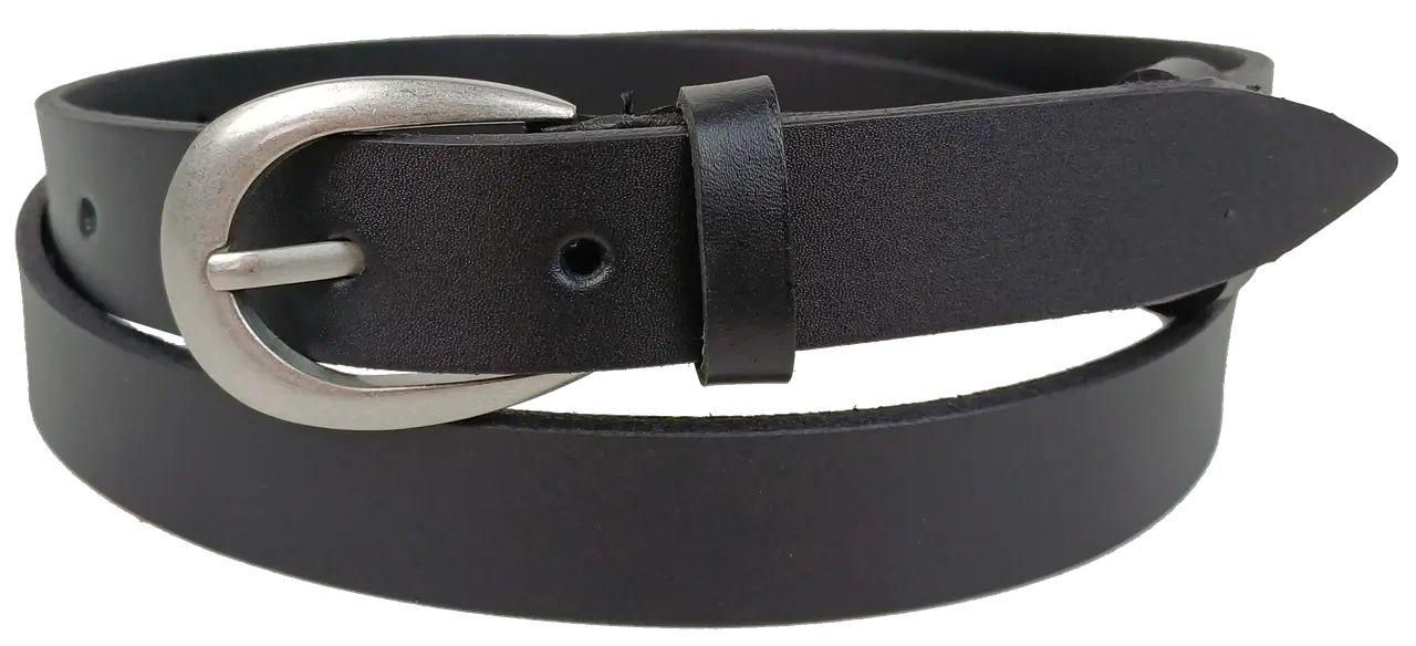 Ремінь жіночий Skipper шкіряний Чорний (1678-30)