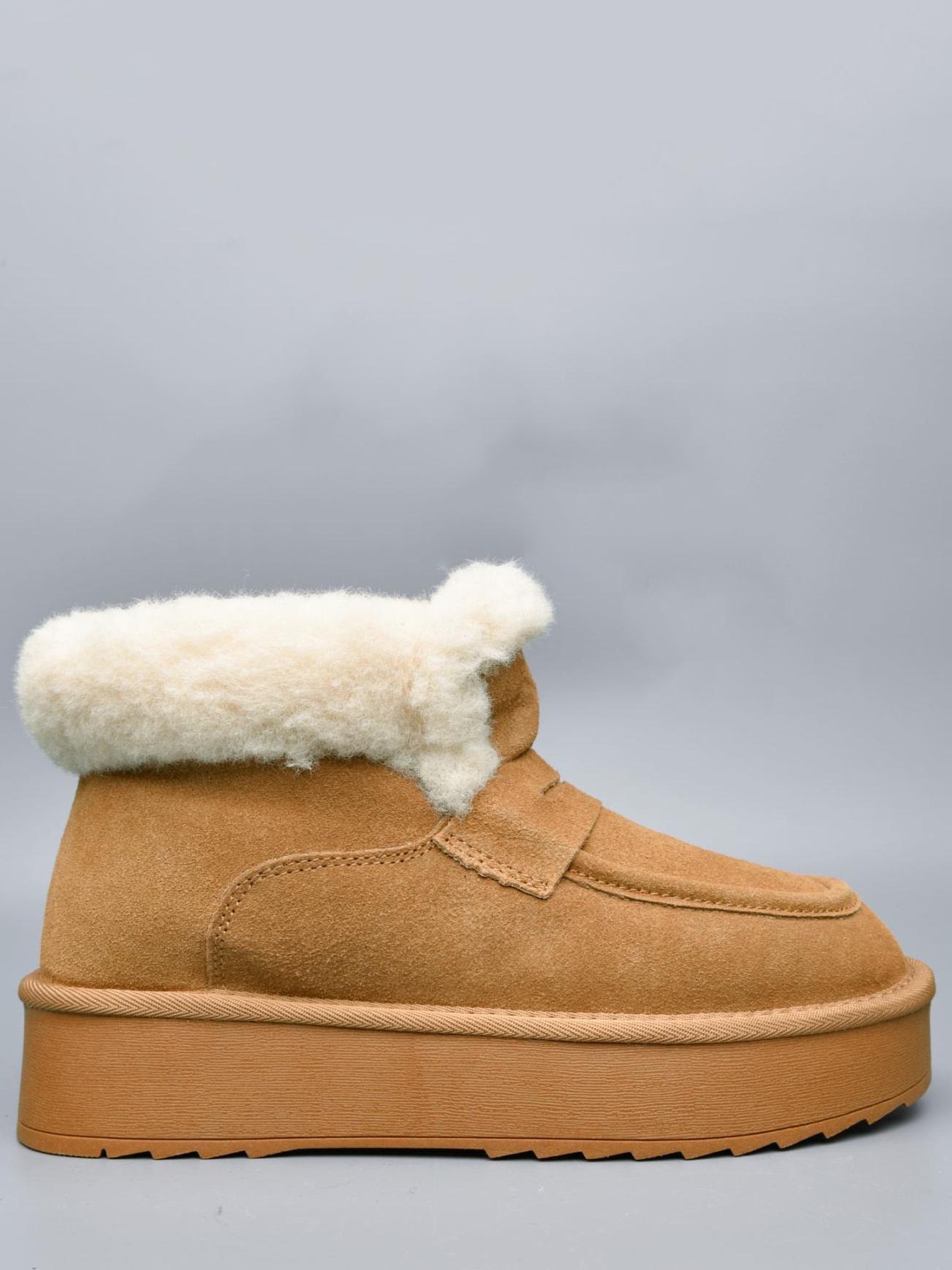 Замшеві уггі на овчині Stilli UGN130-2 р. 41 Коричневий