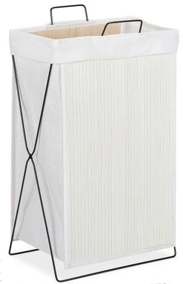 Корзина для белья бамбуковая с каркасом 61х38х22 см 40 л (10025331)