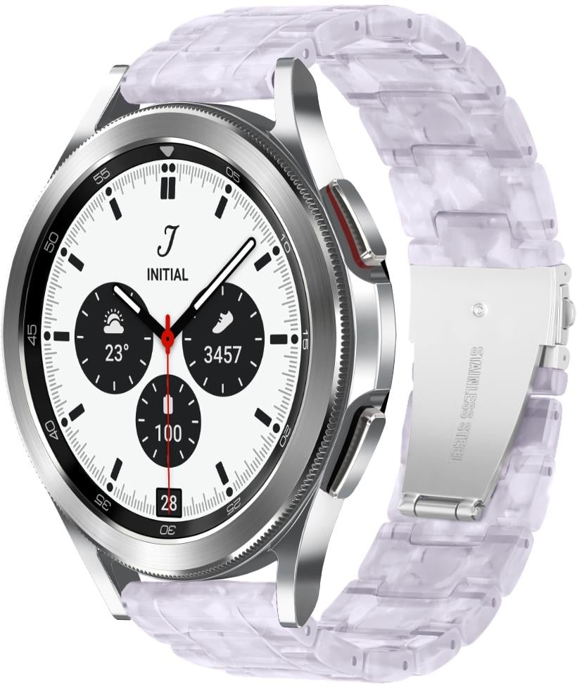 Ремешок из Cмолы Resin для Galaxy Watch 4 Classic 42 мм Pearl (28803-6C)