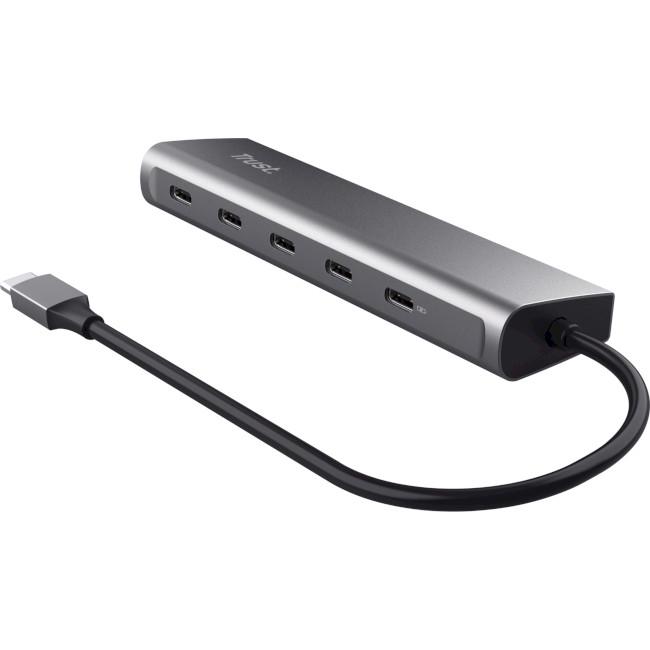 USB-хаб Trust Halyx 5-Port USB-C Hub Серый (25136) - фото 2