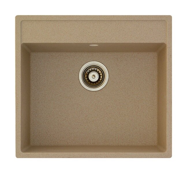 Мийка для кухні Quadro 56x51 см Beige