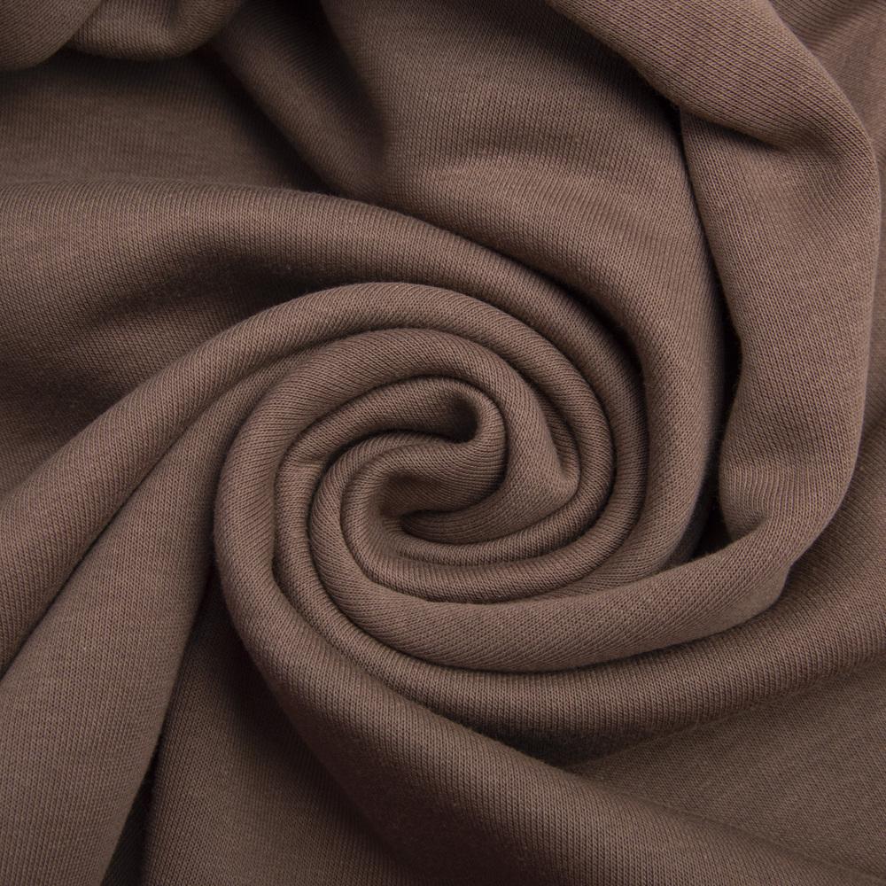 Ткань трикотаж Сезон трехнить флис Мокко (23807)
