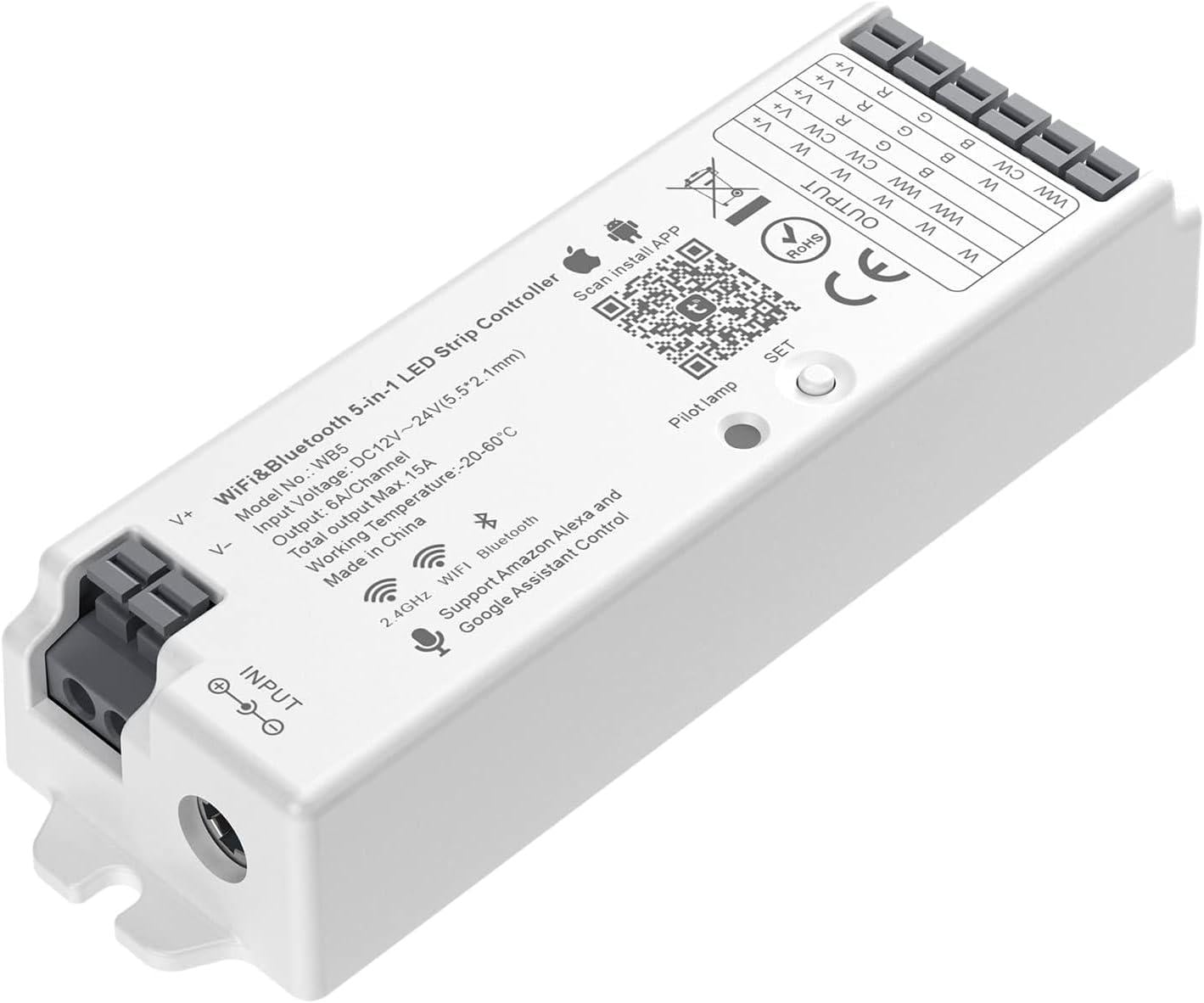 Контролер керування універсальний Prolum Series HomeLink 5в1 Wi-Fi Tuya 15A (29014762)