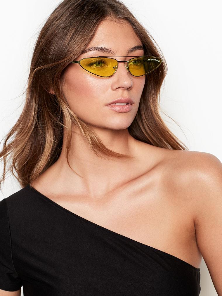 Солнцезащитные очки женские Victoria's Secret 399-494 Желтый (31-1) - фото 2 Солнцезащитные очки женские Victoria's Secret 399-494 Желтый (31-1) - фото 2