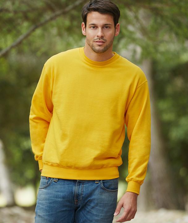 Реглан чоловічий Fruit of the Loom 62-202 S Білий (62-202-0-30) - фото 3