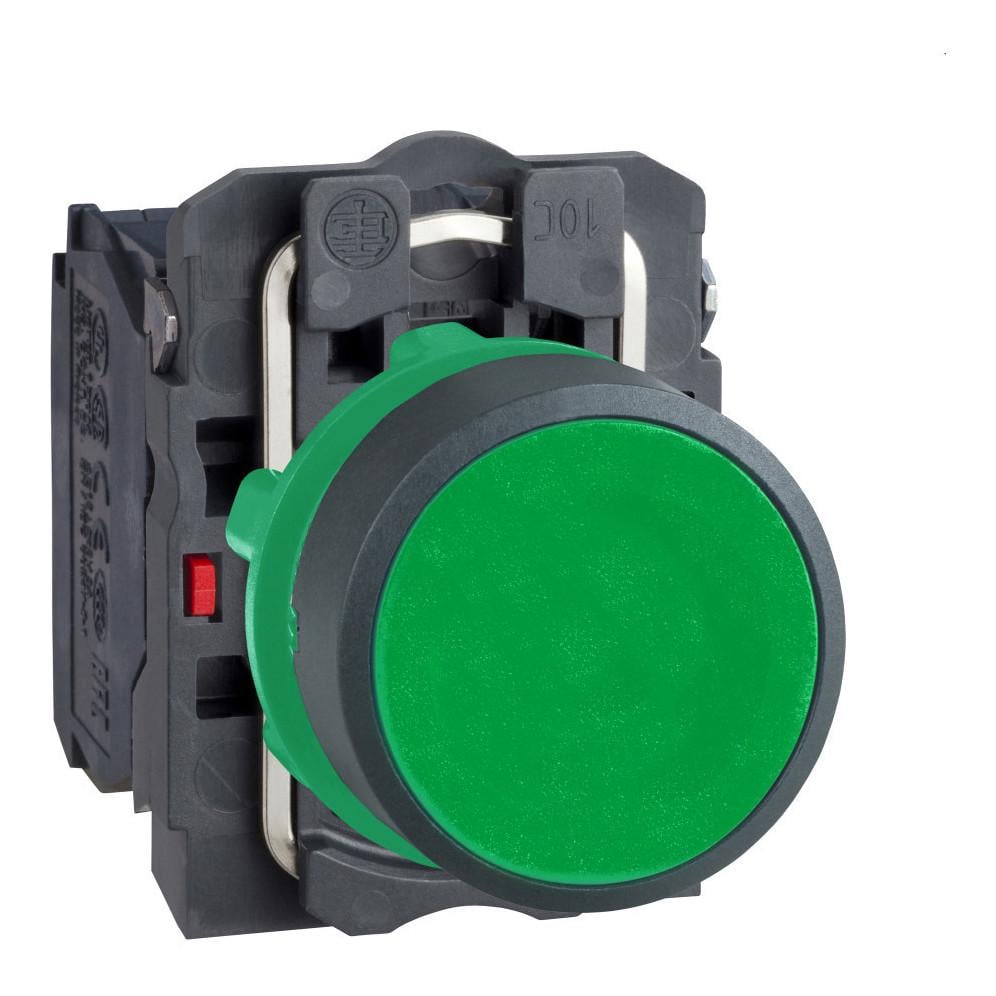 Кнопка управления Schneider Electric Harmony XB5 1NO+1NC 22 мм Зеленый (XB5AA35)