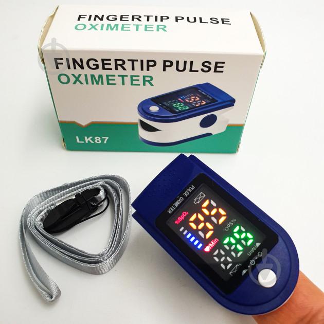 Пульсоксиметр Pulse Oximeter JZK LK87 на палец с монитором кислорода в крови и пульса Fingertip Pulse Oximeter LK87 - фото 4