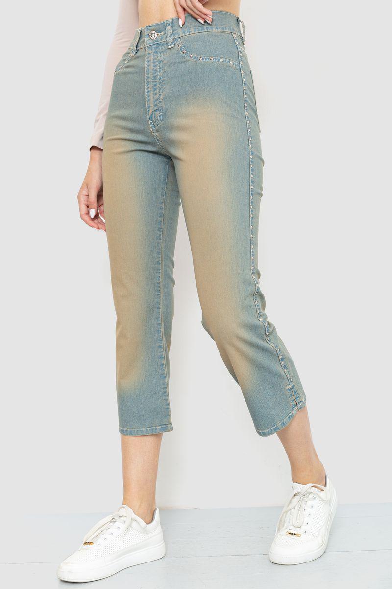 Капри женские с потертостями Ager 201R628-1 р. 25 Сине-коричневый (64df671b9471820cfc78584c) - фото 3 Капри женские с потертостями Ager 201R628-1 р. 25 Сине-коричневый (64df671b9471820cfc78584c) - фото 3