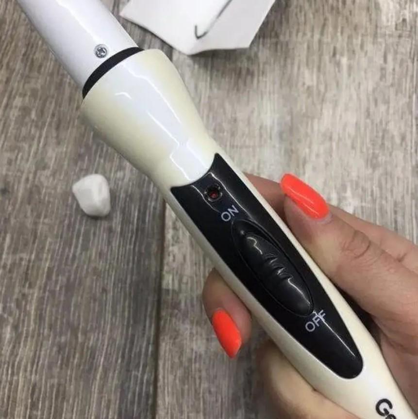 Плойка для волос Geemy GM403 керамическая конусная для завивки локонов 35 Вт Белый (2390000041) - фото 14 Плойка для волос Geemy GM403 керамическая конусная для завивки локонов 35 Вт Белый (2390000041) - фото 14