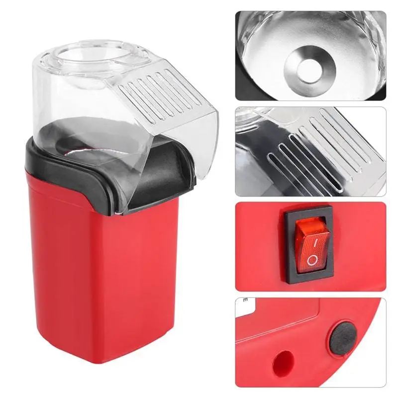 Апарат для попкорну Mini-Joy PopCorn Maker 1200 Вт Red (TP-355) - фото 5