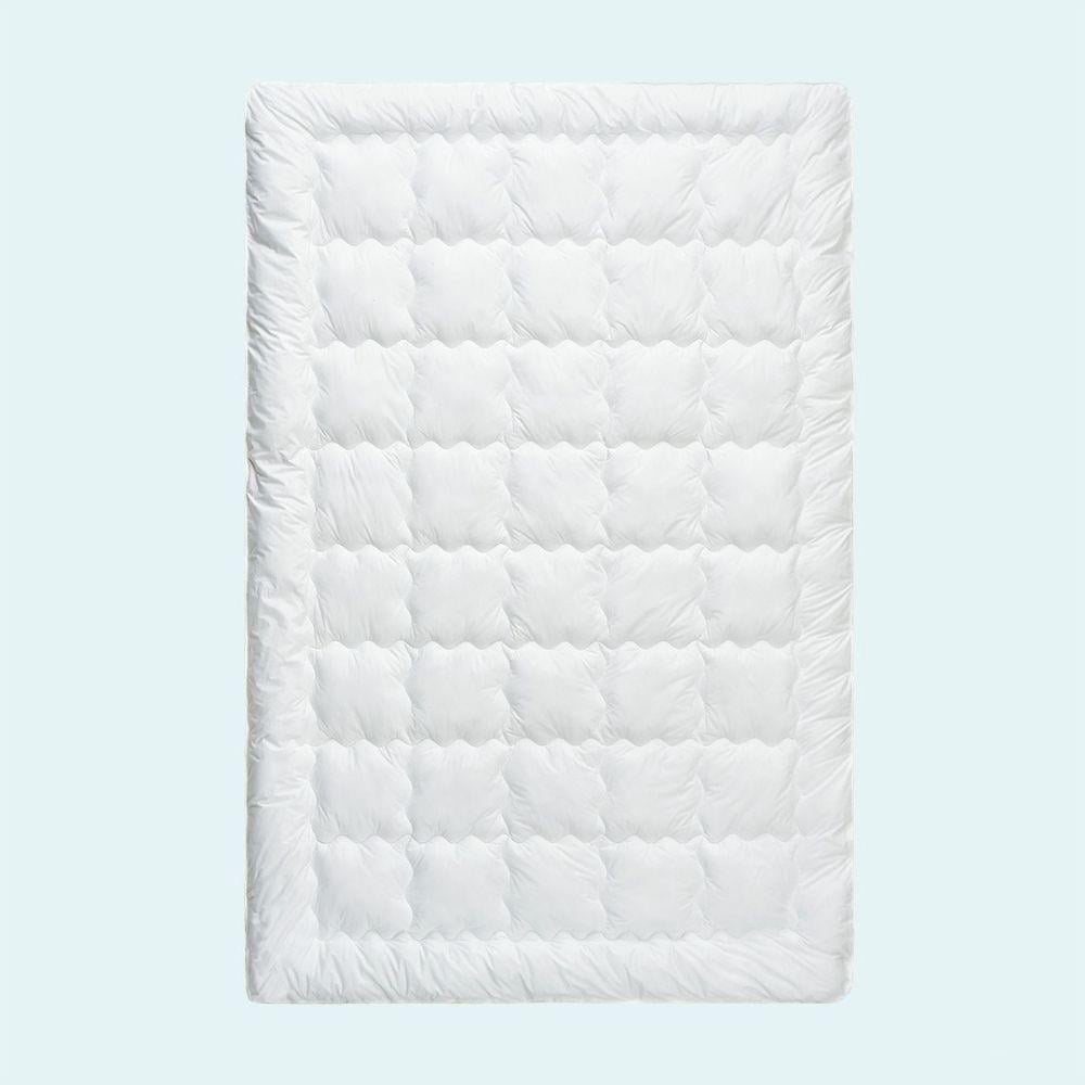 Одеяло полуторное IDEIA H&S Premium 140х210 см лебяжий пух/микрофибра 32470 Белый (DR013698)