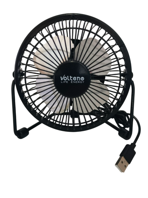Вентилятор настольный Volteno VO0659 USB 2,5 Вт Черный (VO0659) - фото 2 Вентилятор настольный Volteno VO0659 USB 2,5 Вт Черный (VO0659) - фото 2