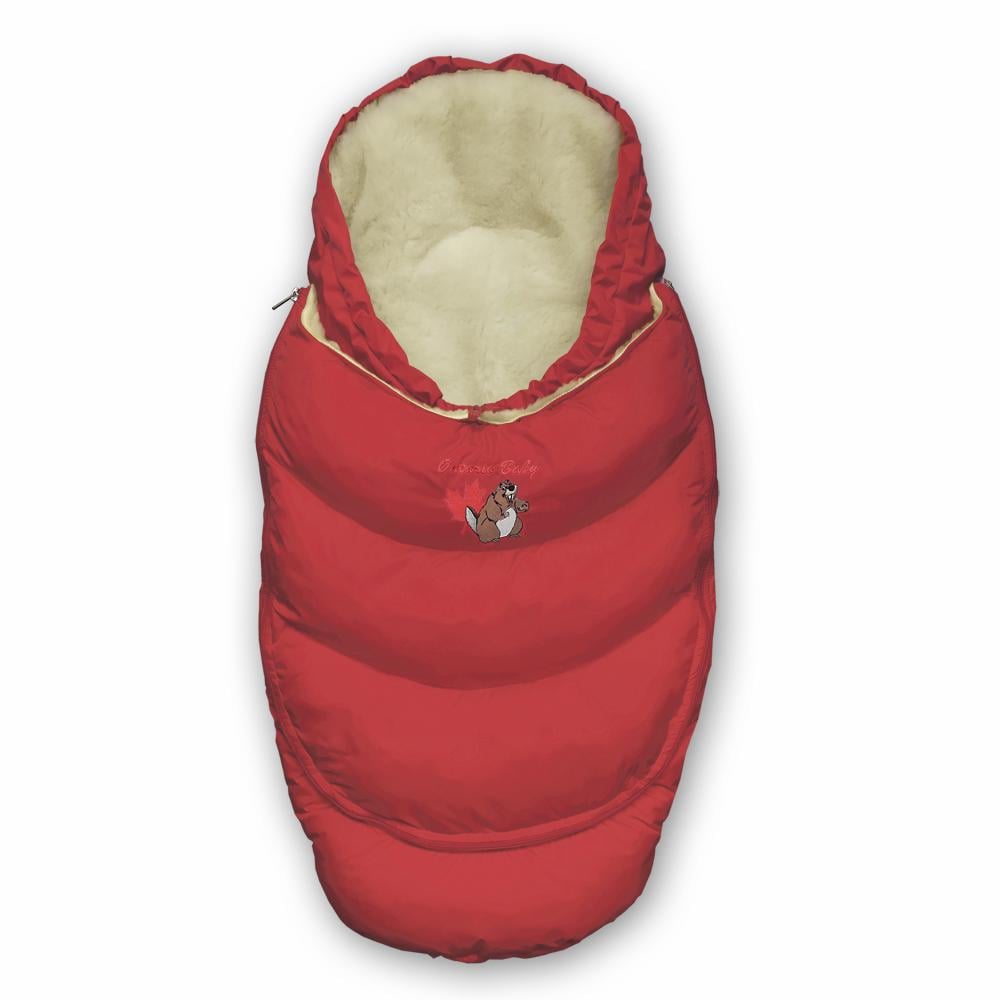 Конверт-трансформер пуховий 2в1 Alaska з хутром Червоний (ART-0000059) Конверт-трансформер пуховий 2в1 Alaska з хутром Червоний (ART-0000059)