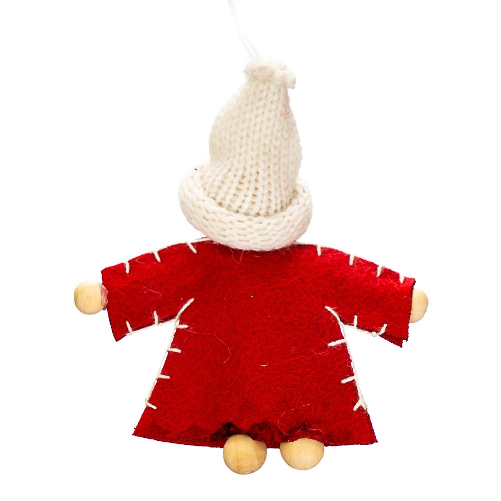 Мягкая новогодняя игрушка на елку Elisey Девочка в белой шапке (NH-106-K-182) - фото 2 Мягкая новогодняя игрушка на елку Elisey Девочка в белой шапке (NH-106-K-182) - фото 2